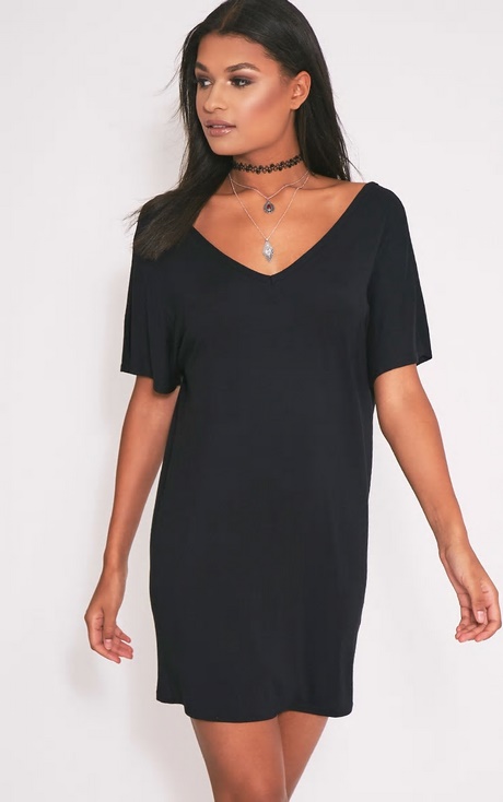 basic-black-dress-with-sleeves-46 Basic black dress with sleeves