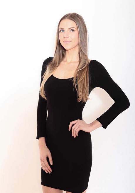 basic-black-dress-with-sleeves-46_14 Basic black dress with sleeves