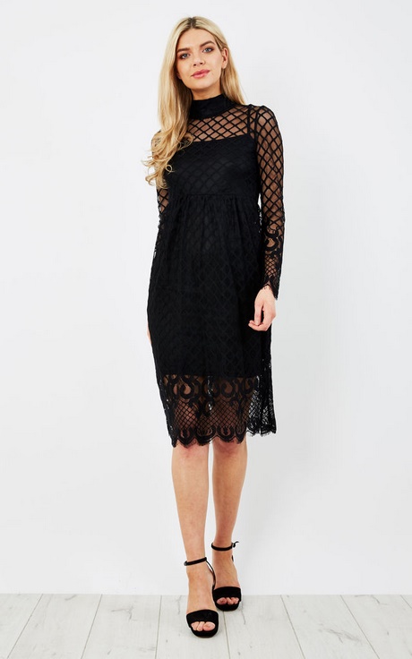black-lace-midi-dress-58_7 Black lace midi dress