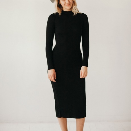 black-midi-dress-long-sleeve-52_4 Black midi dress long sleeve