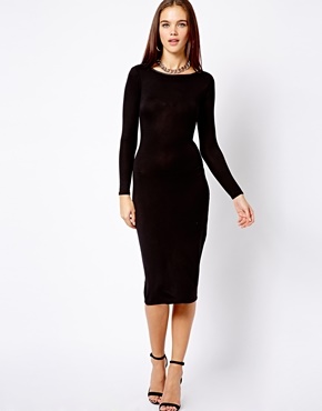 black-midi-dress-with-sleeves-96_15 Black midi dress with sleeves