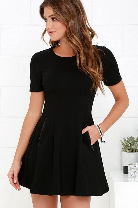 black-short-dress-with-sleeves-79_3 Black short dress with sleeves