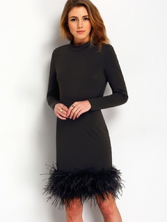 black-tight-dress-with-sleeves-41_20 Black tight dress with sleeves