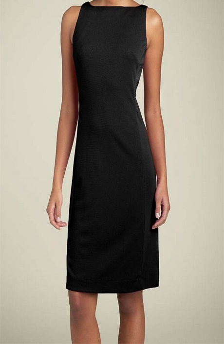 conservative black tie dress