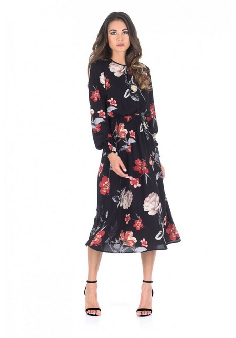 floral-midi-dress-with-sleeves-03_19 Floral midi dress with sleeves