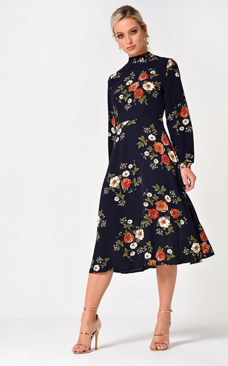 floral-midi-dress-with-sleeves-03_5 Floral midi dress with sleeves