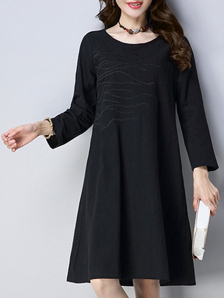 long-plain-black-dress-63_9 Long plain black dress