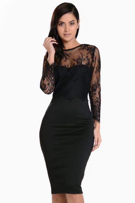 midi-black-dress-with-sleeves-84_16 Midi black dress with sleeves