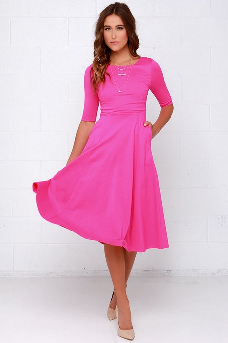 midi-pink-dress-19 Midi pink dress