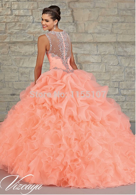 peach-color-15-dresses-21 Peach color 15 dresses