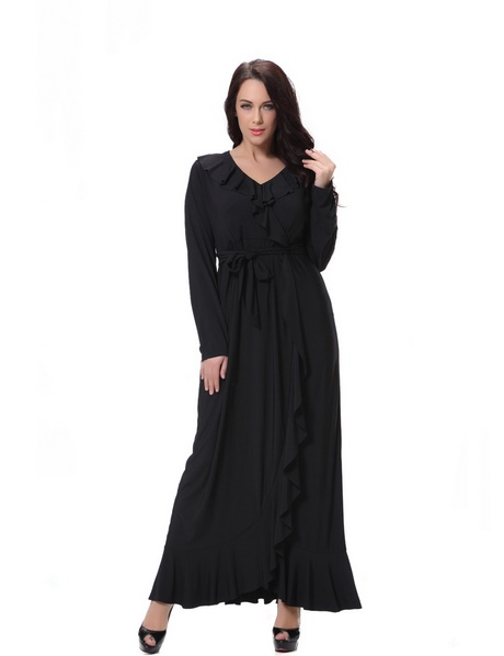 plain-black-dress-long-sleeve-83_16 Plain black dress long sleeve