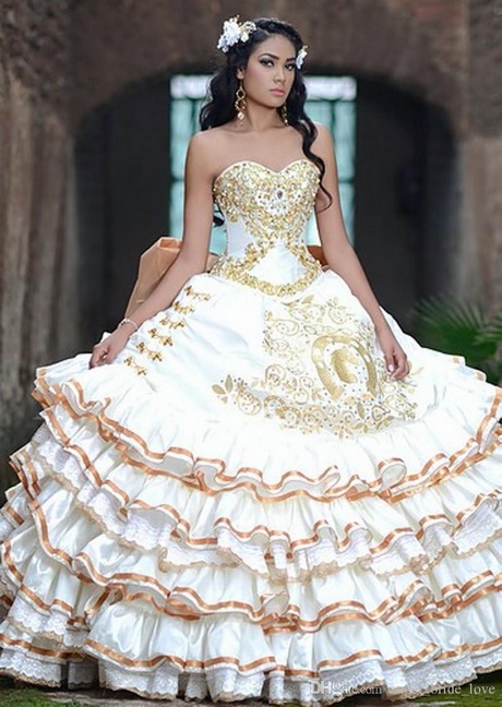 quinceanera-dresses-gold-and-white-95 Quinceanera dresses gold and white