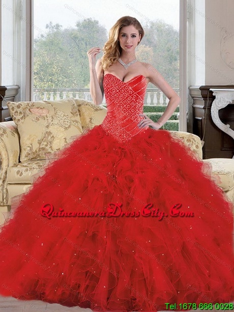 quinceanera-dresses-red-40_20 Quinceanera dresses red