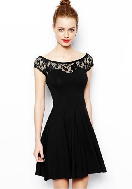 short-lace-black-dress-86_10 Short lace black dress