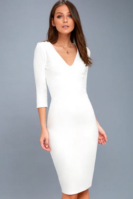 white-midi-bodycon-dress-73 White midi bodycon dress