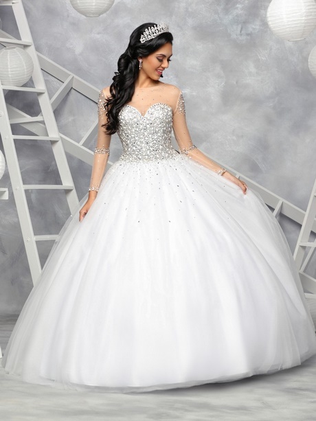 white-quinceanera-dresses-with-sleeves-67_3 White quinceanera dresses with sleeves