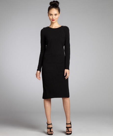 womens-black-dresses-with-sleeves-42_5 Womens black dresses with sleeves