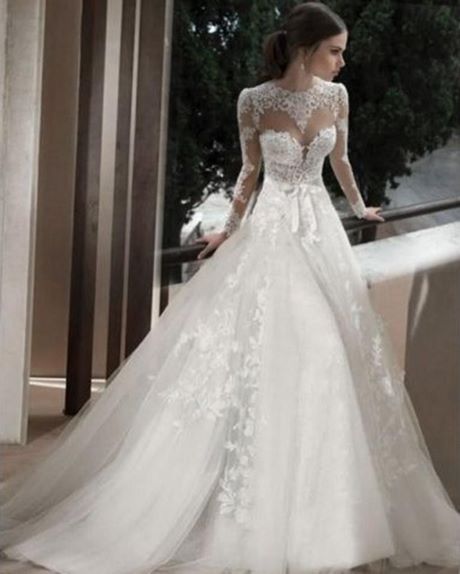 lace-dress-with-sleeves-wedding-79_7 ﻿Lace dress with sleeves wedding