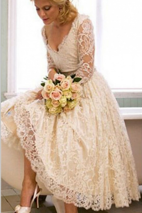 lace-sleeve-dress-wedding-15_7 ﻿Lace sleeve dress wedding