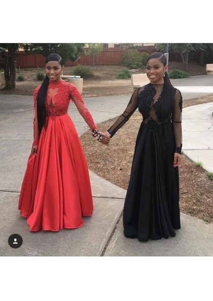 red-and-black-prom-dresses-2020-76_2 ﻿Red and black prom dresses 2020