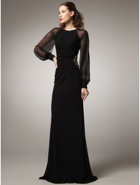 ladies-long-dresses-with-sleeves-25_14 Ladies long dresses with sleeves