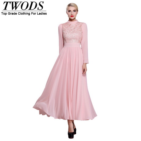 pink-maxi-dress-with-sleeves-20_13 Pink maxi dress with sleeves