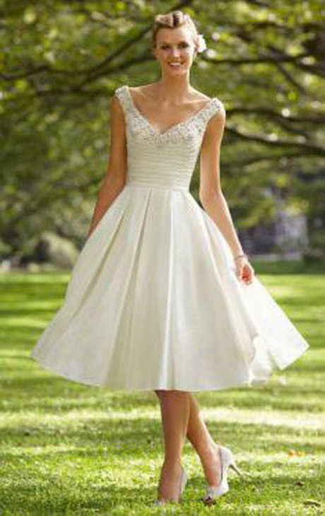 T length wedding dresses