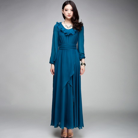 womens-long-dresses-with-sleeves-85_2 Womens long dresses with sleeves