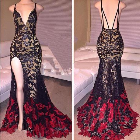 black-and-red-prom-dresses-2019-18 Black and red prom dresses 2019