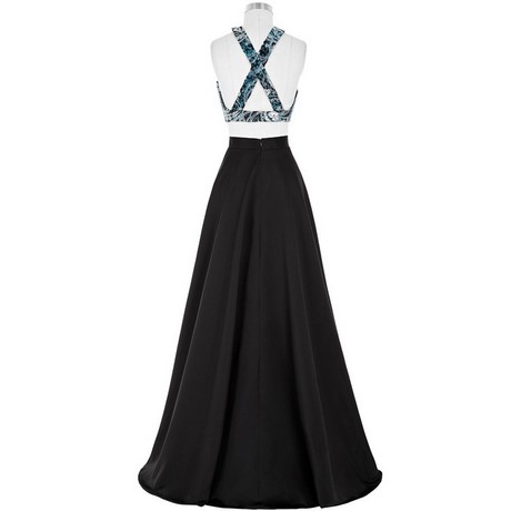 black-and-white-two-piece-prom-dress-59_12 Black and white two piece prom dress