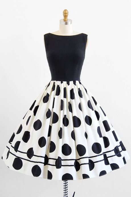 black-and-white-vintage-dress-29_5 Black and white vintage dress