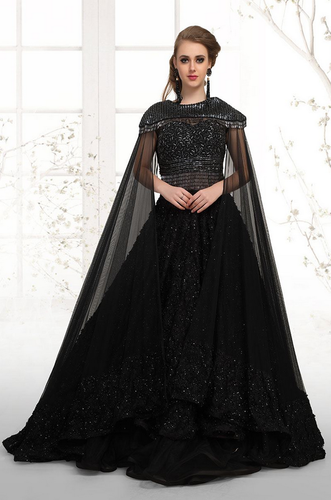 black-gown-design-14 Black gown design