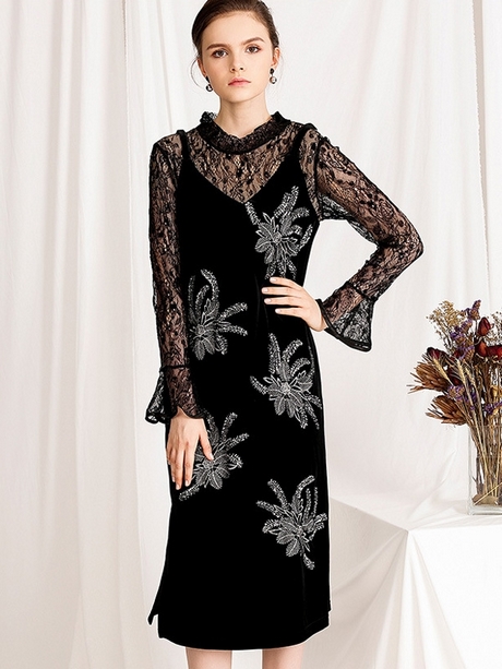lace-and-velvet-dress-61_17 Lace and velvet dress