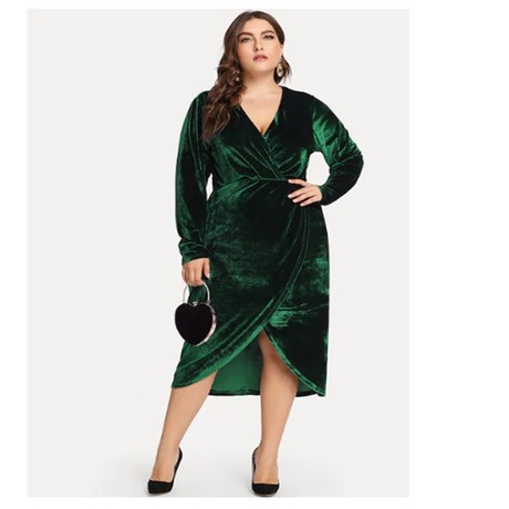 long-sleeve-green-velvet-dress-72_2 Long sleeve green velvet dress