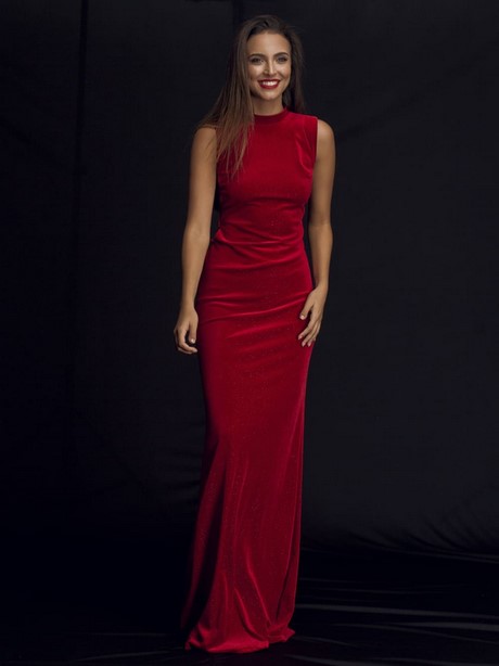 red-long-velvet-dress-88_12 Red long velvet dress