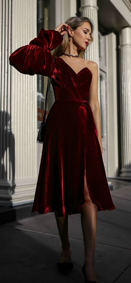 red-velvet-party-dress-21_3 Red velvet party dress