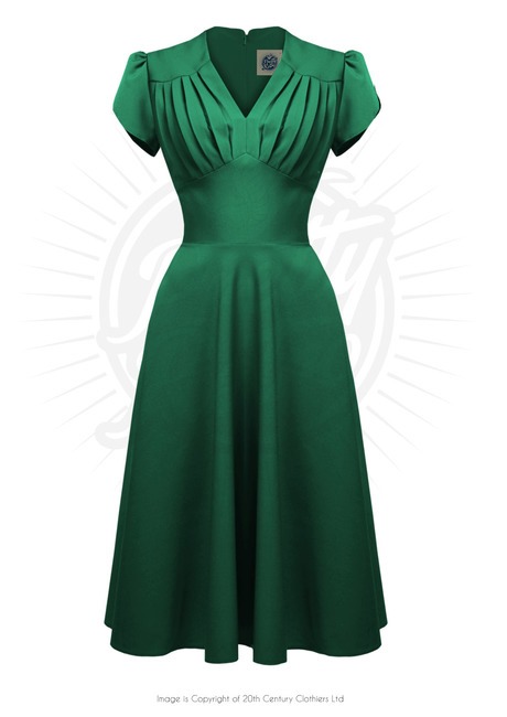 retro-green-dress-34_2 Retro green dress