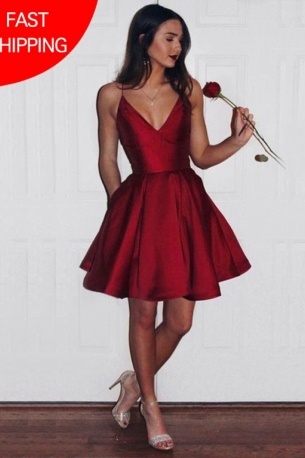 short-red-prom-dresses-2019-86_5 Short red prom dresses 2019