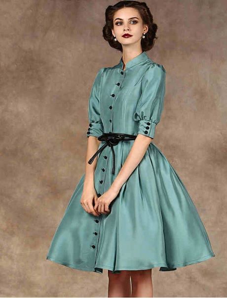 vintage-button-up-dress-55_3 Vintage button up dress