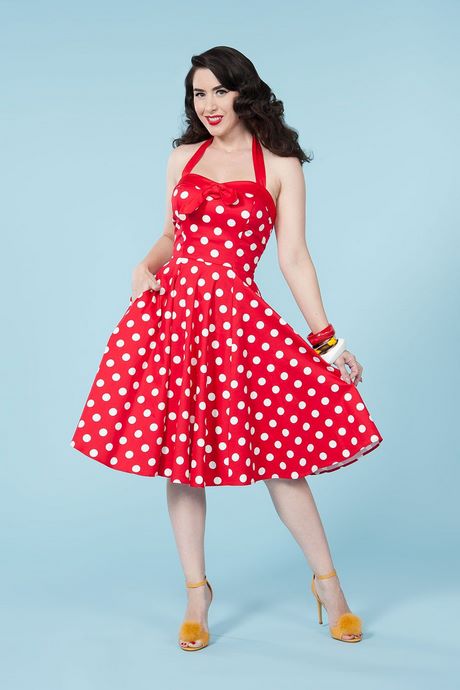 vintage-style-polka-dot-dress-00 Vintage style polka dot dress