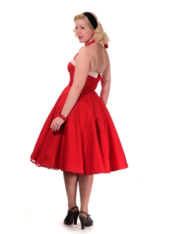 vintage-style-red-dress-63_17 Vintage style red dress