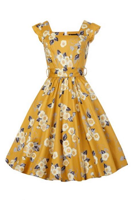 yellow-vintage-dress-48_17 Yellow vintage dress