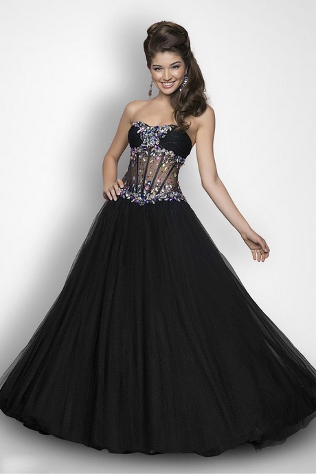 black-fitted-prom-dress-55_16 Black fitted prom dress