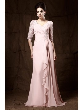 mother-of-the-bride-long-dresses-with-sleeves-73 Mother of the bride long dresses with sleeves