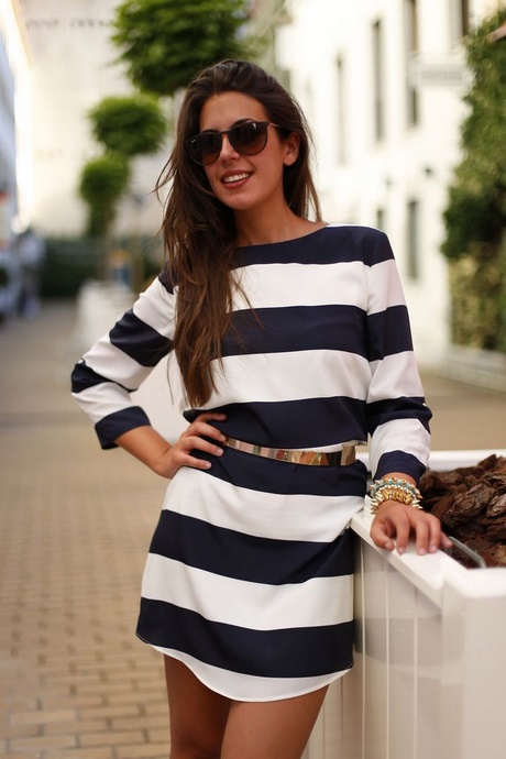 navy-blue-and-white-striped-dress-11_17 Navy blue and white striped dress