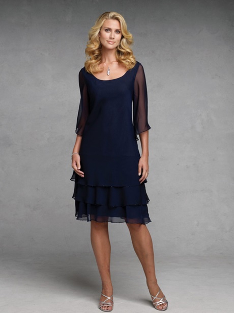 navy-blue-tea-length-mother-of-the-bride-dress-93_16 Navy blue tea length mother of the bride dress