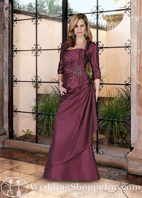 plum mother of the bride outfits