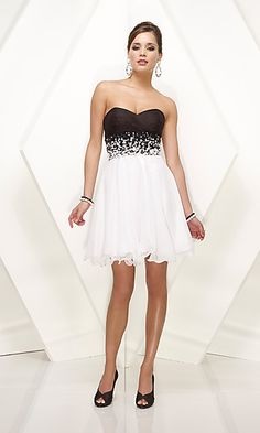 short-black-and-white-dresses-48_18 Short black and white dresses