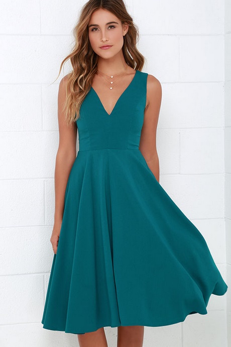 Teal Color Dresses