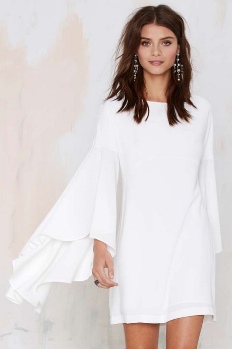 winter-white-dresses-with-sleeves-39_5 Winter white dresses with sleeves